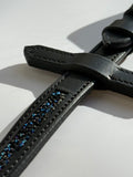 Rennes cuir a strass