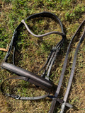 Bridon pailletés cuir