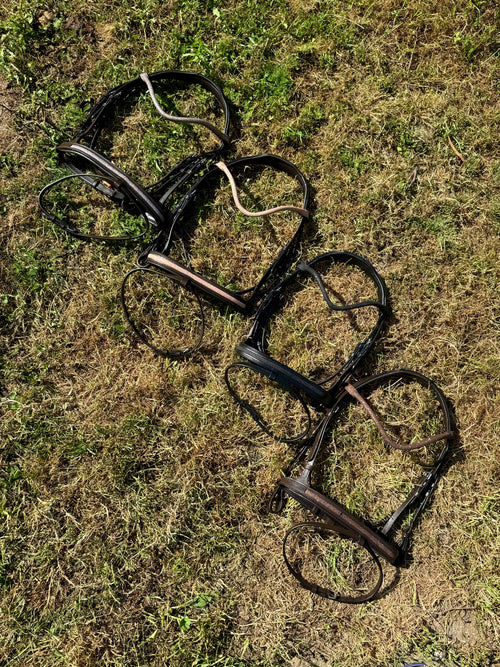 Bridon pailletés cuir